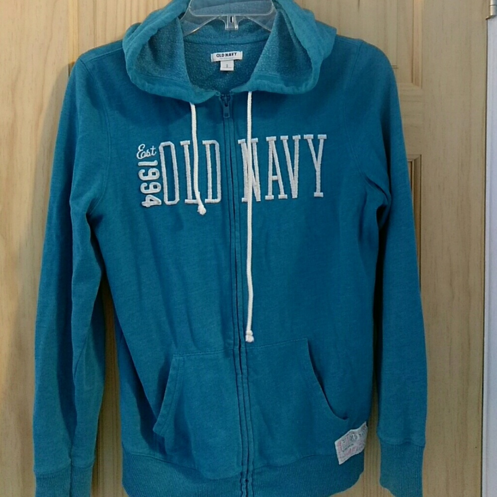 Long sleeve zip-up hoodie